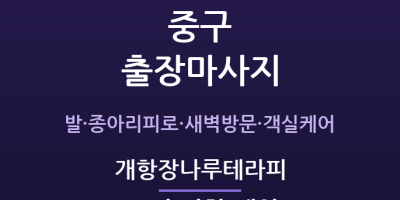 신포동 출장마사지 - 차이나타운·개항장 관광객 인천항 나루테라피